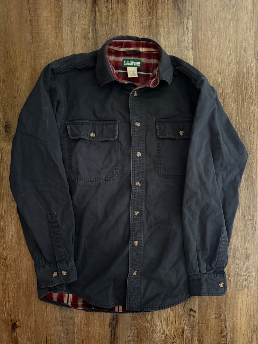L.L. Bean men’s flannel lined Jacket size small
